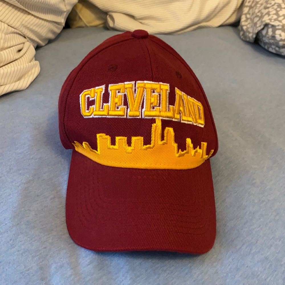Cleveland skyline Velcro adjustable hat
